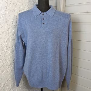 Joseph A Bank Light Cashmere Pullover